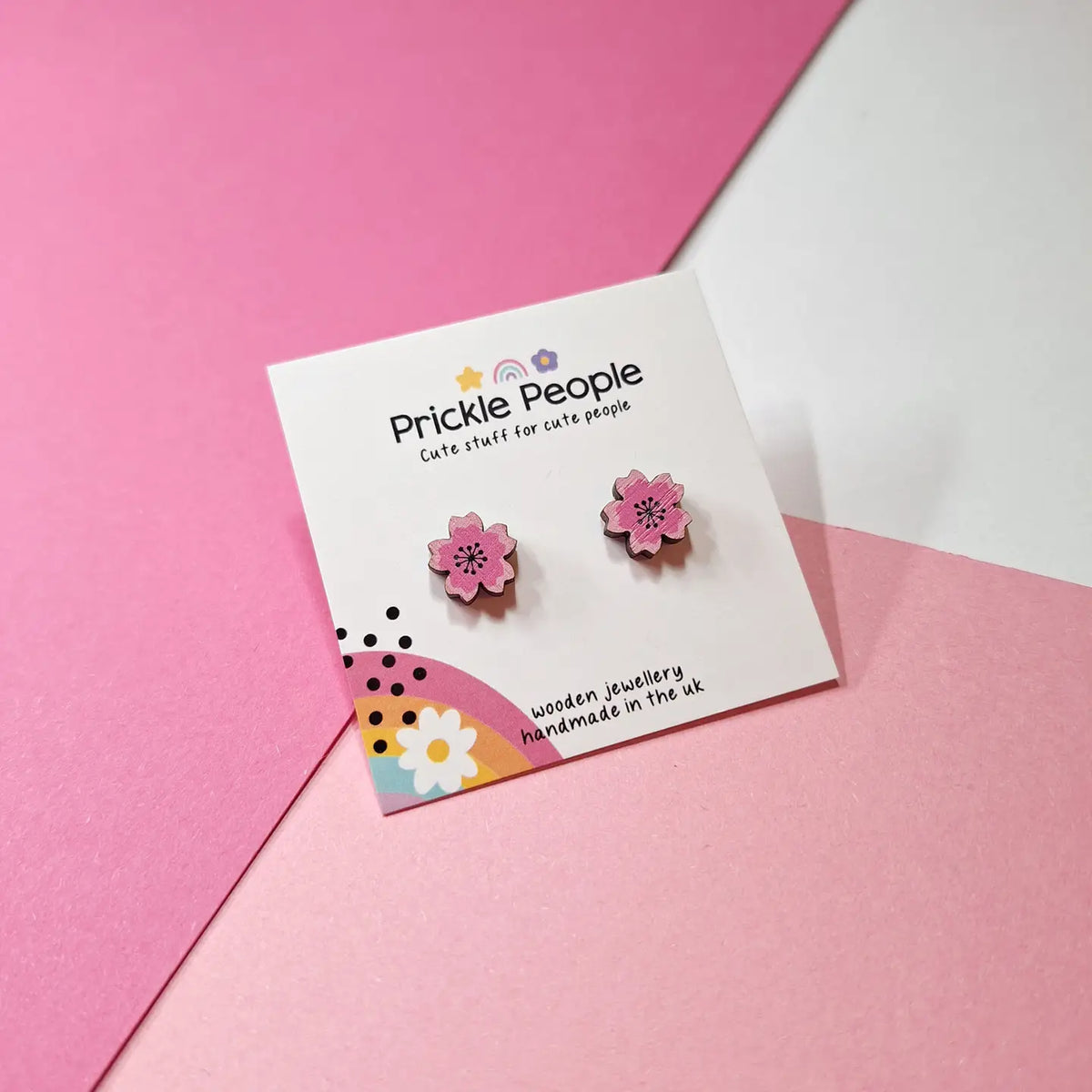 Cherry Blossom Stud Earrings