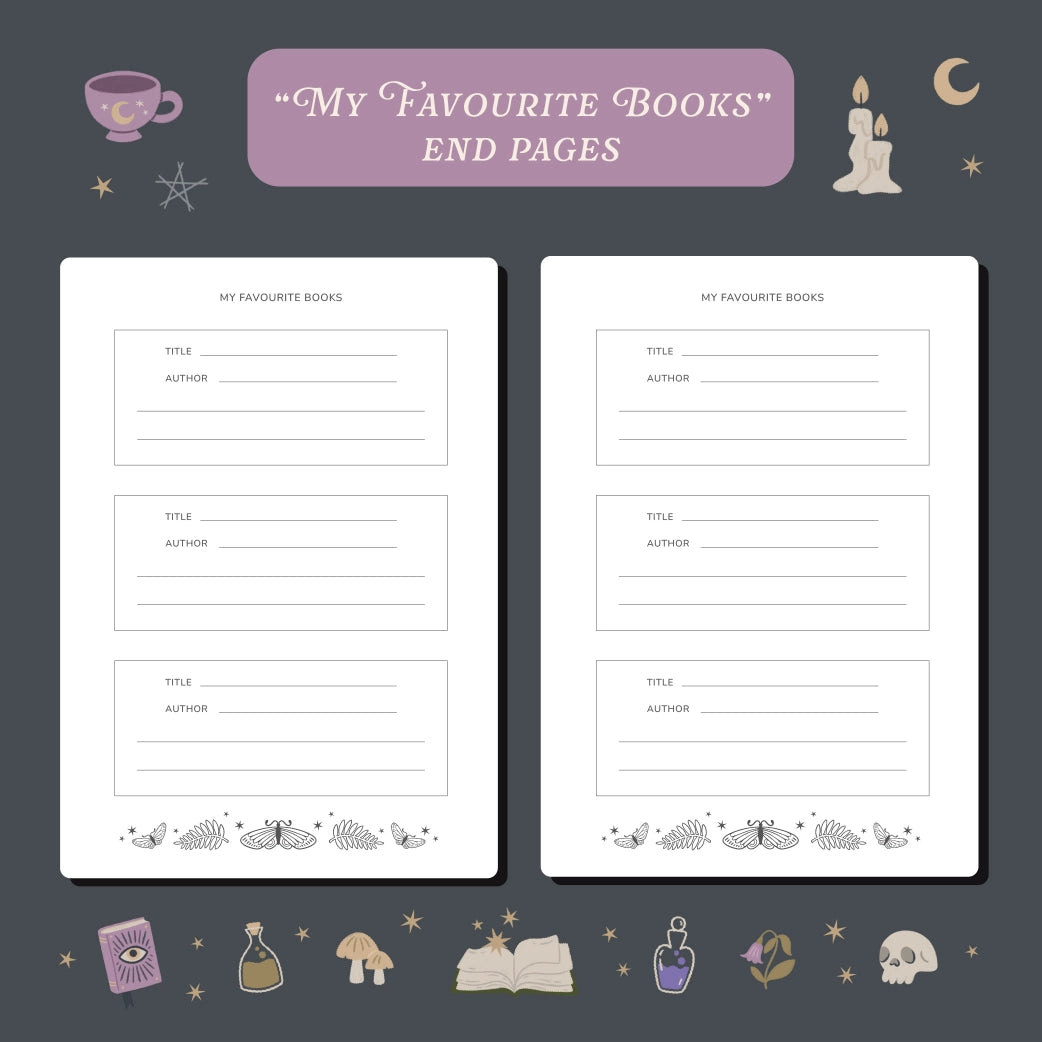 Whimsy Witch Reading Journal