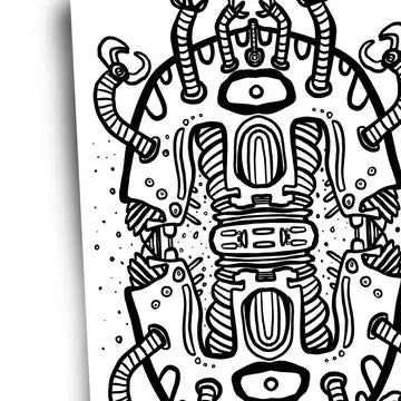 Robots! Colouring Book