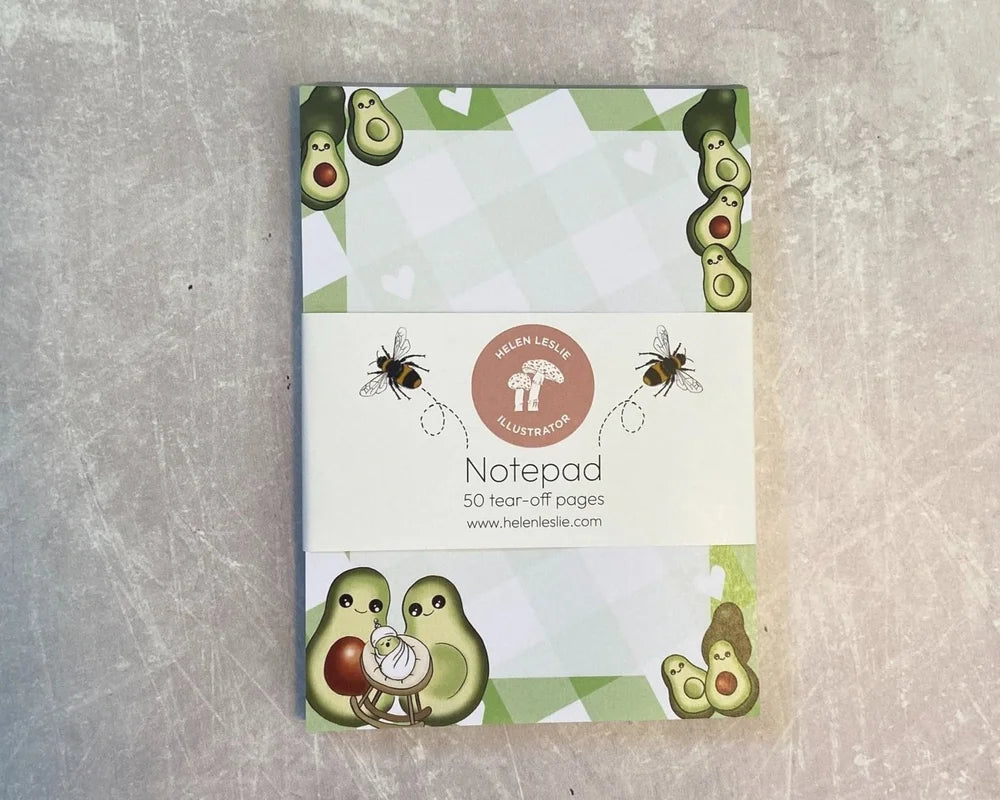A6 Avacado Notepad