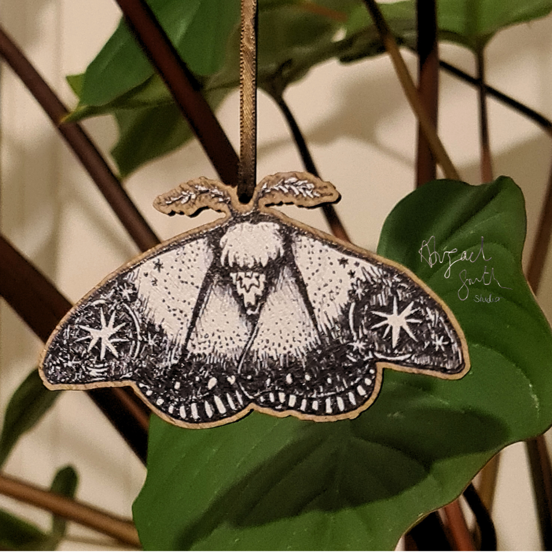Wooden Decoration - Choose between Fairy, Owl or Moth