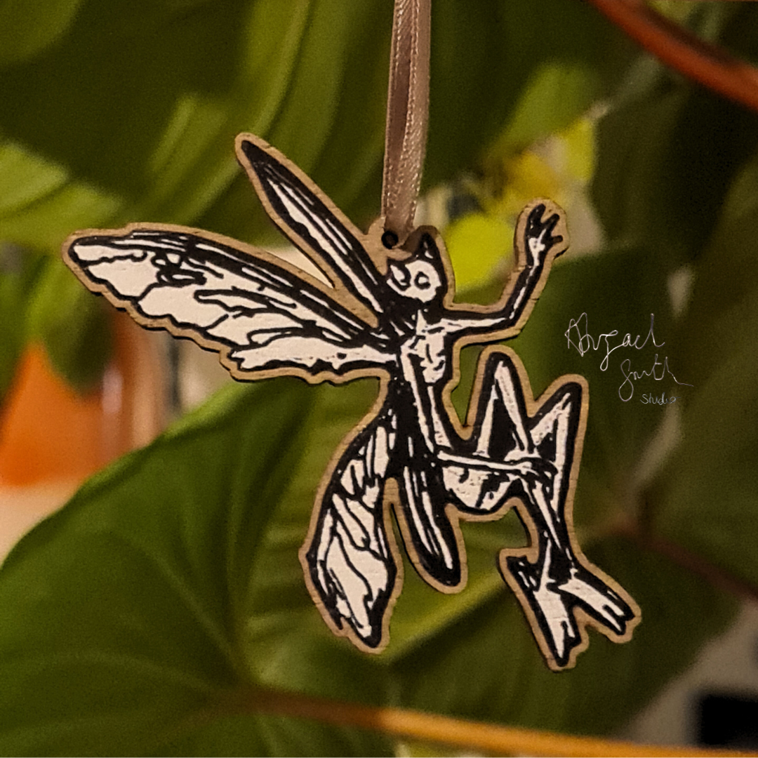 Wooden Decoration - Choose between Fairy, Owl or Moth