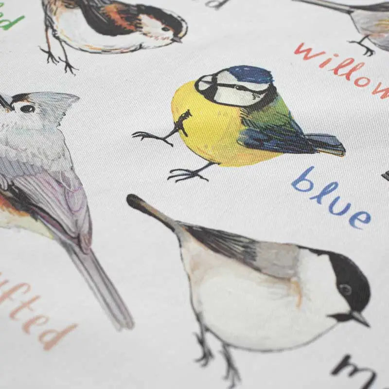 Tits Bird Cotton Apron