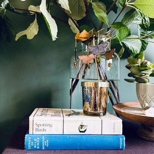 Common Blue Butterfly Candle Carousel