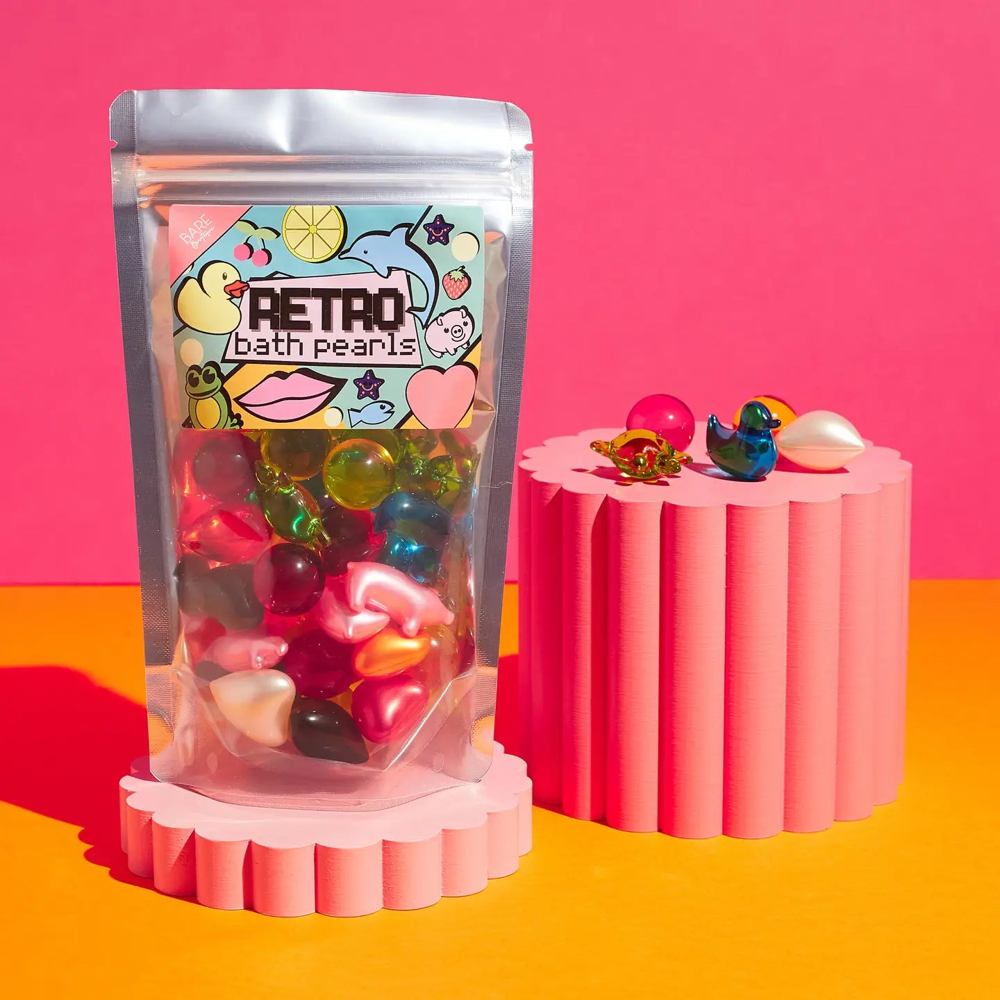 Retro Mix Bath Pearls - Large Bag