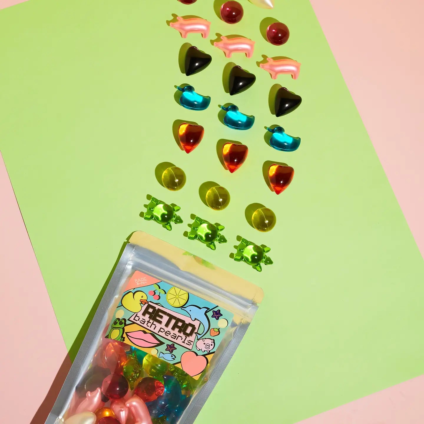 Retro Mix Bath Pearls - Large Bag