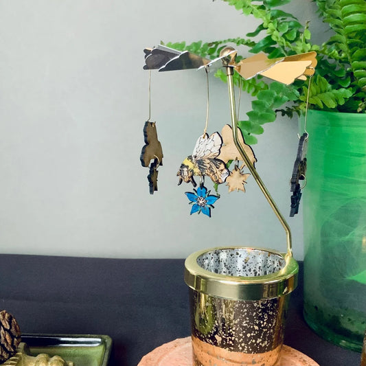 Bee And Borage Candle Carousel