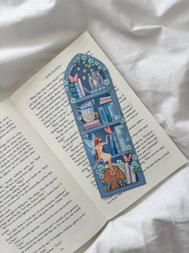 Moonlight Fairy Bookshelf Bookmark