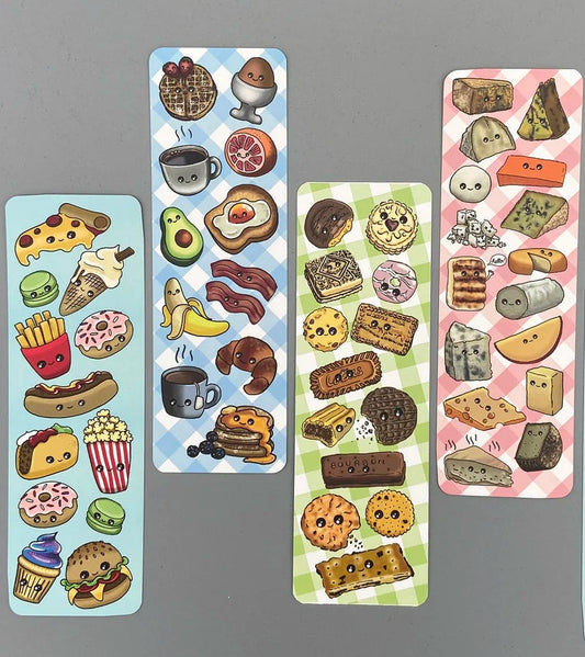 Foodie Friend Bookmarks - 4 variations to choose from