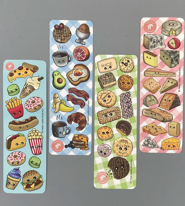 Foodie Friend Bookmarks - 4 variations to choose from