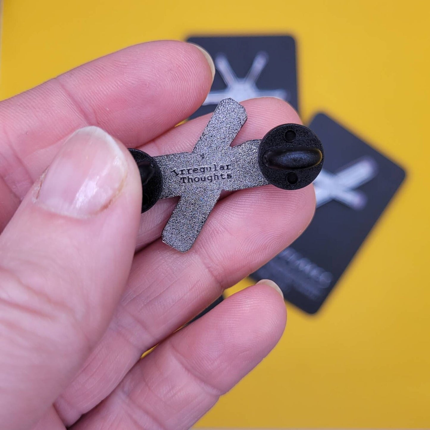 Bullet Rosette Snowflake Enamel Pin