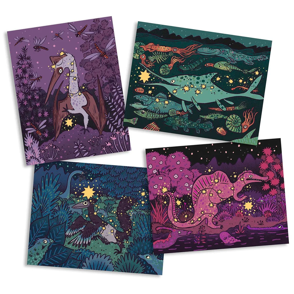 Dino Decorator Multi Card Pack - 4 Cards
