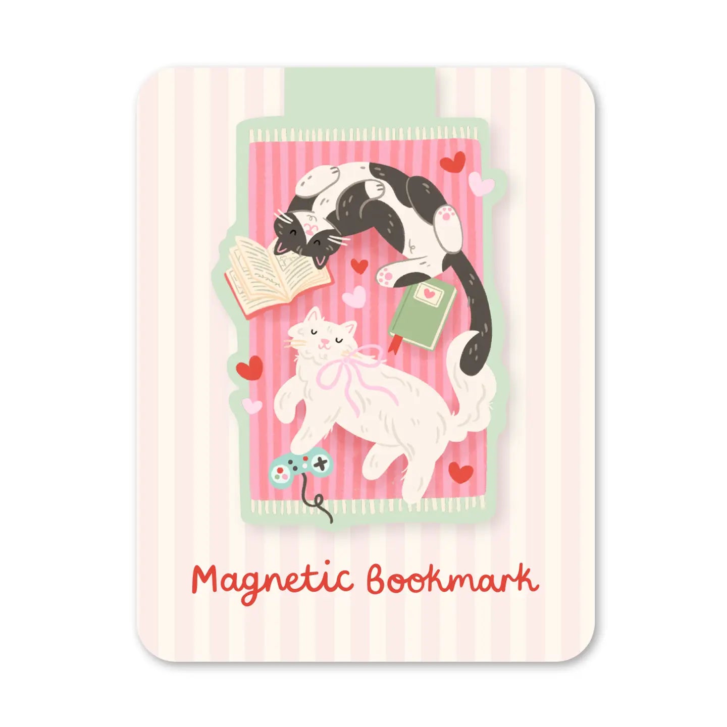 Cosy Cat Magnetic Bookmark