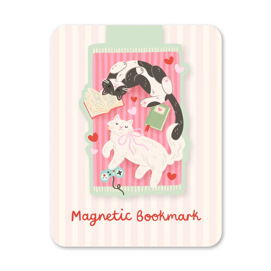 Cosy Cat Magnetic Bookmark
