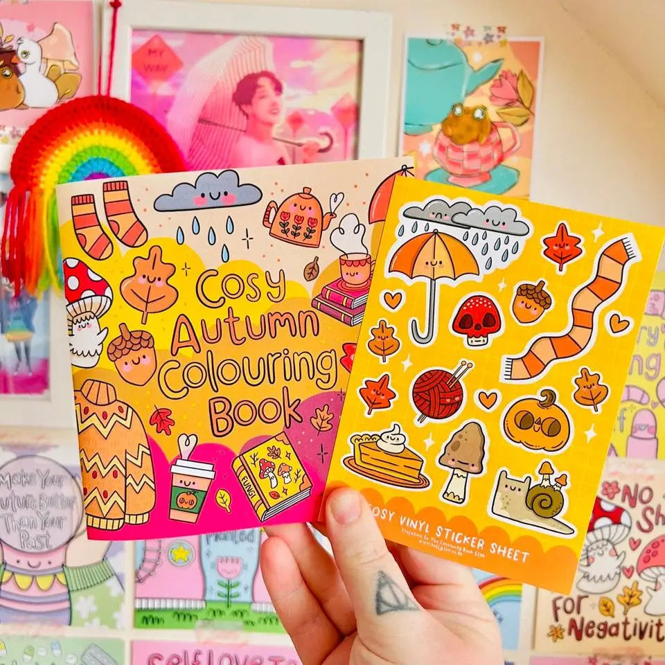 Cosy Autumn Colouring Book