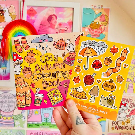 Cosy Autumn Colouring Book