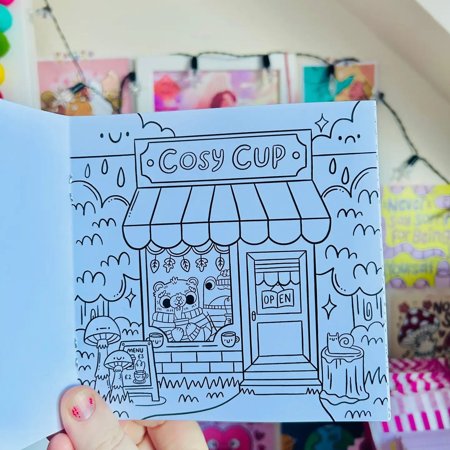 Cosy Autumn Colouring Book