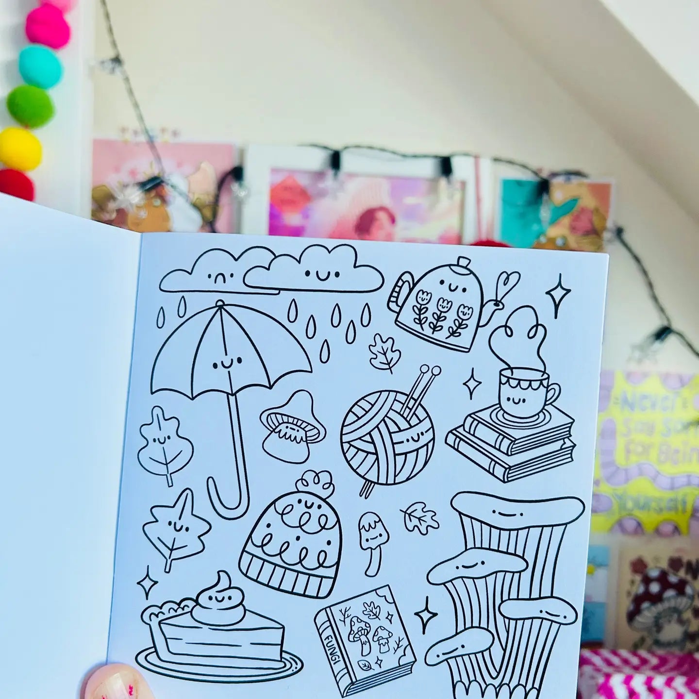 Cosy Autumn Colouring Book