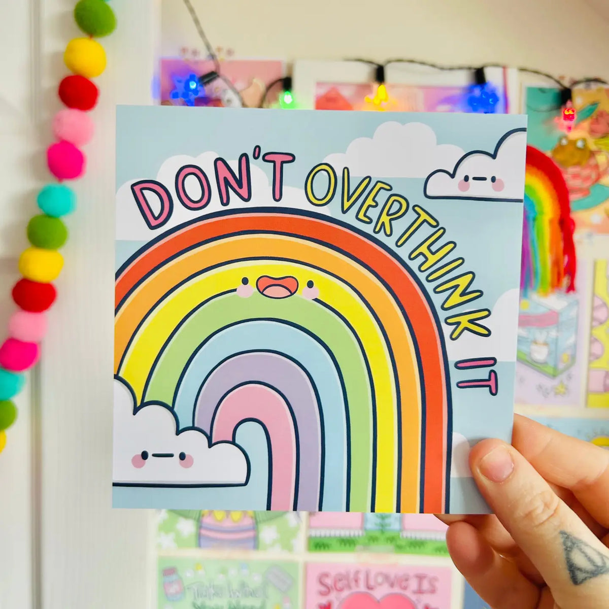 Don't Overthink It Mini Print