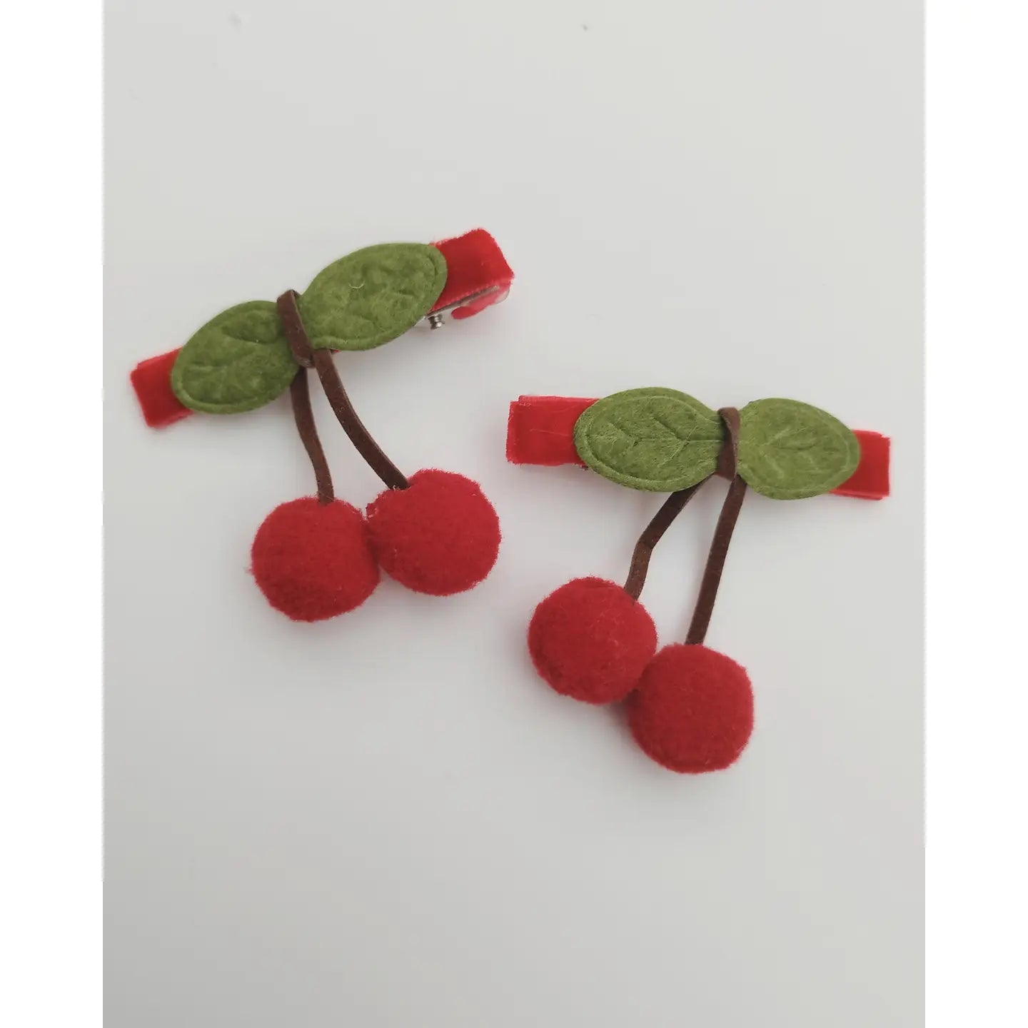 Retro Cherry Hair Clips