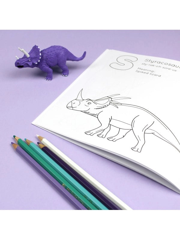 Abc Dinosaur Colouring Book