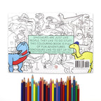 Dinosaurs Doing Stuff Colouring Book