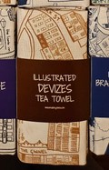 Illustrated Devizes Map Tea Towel