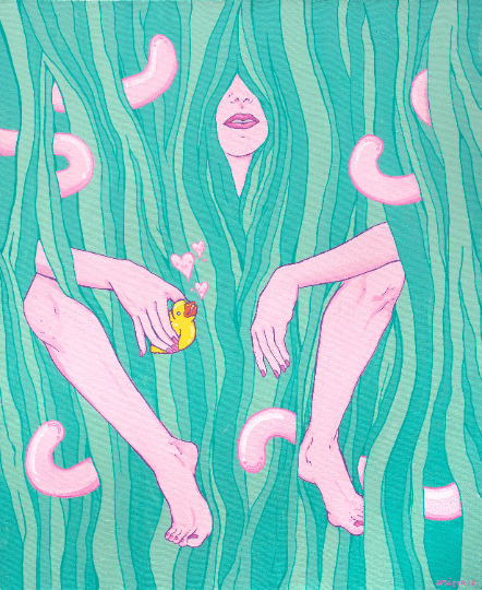 Bath Time A3 Print