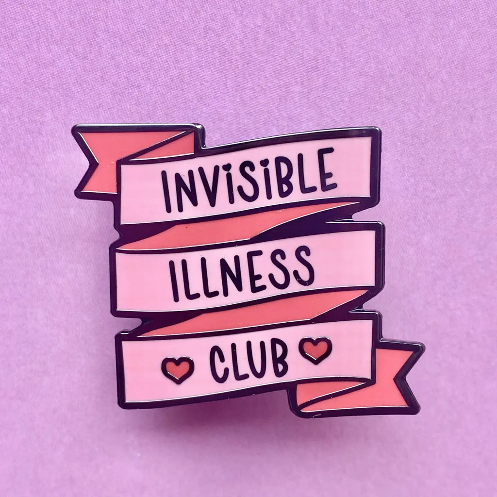 Invisible Illness Club Pin