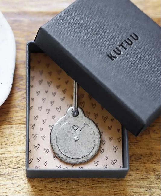 Secret Message Spinner Keyring