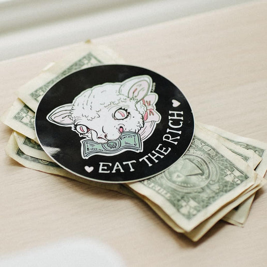 'Eat The Rich' Sticker