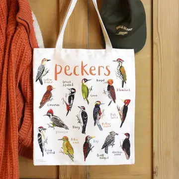 Cocks & Peckers Pun Tote Bag