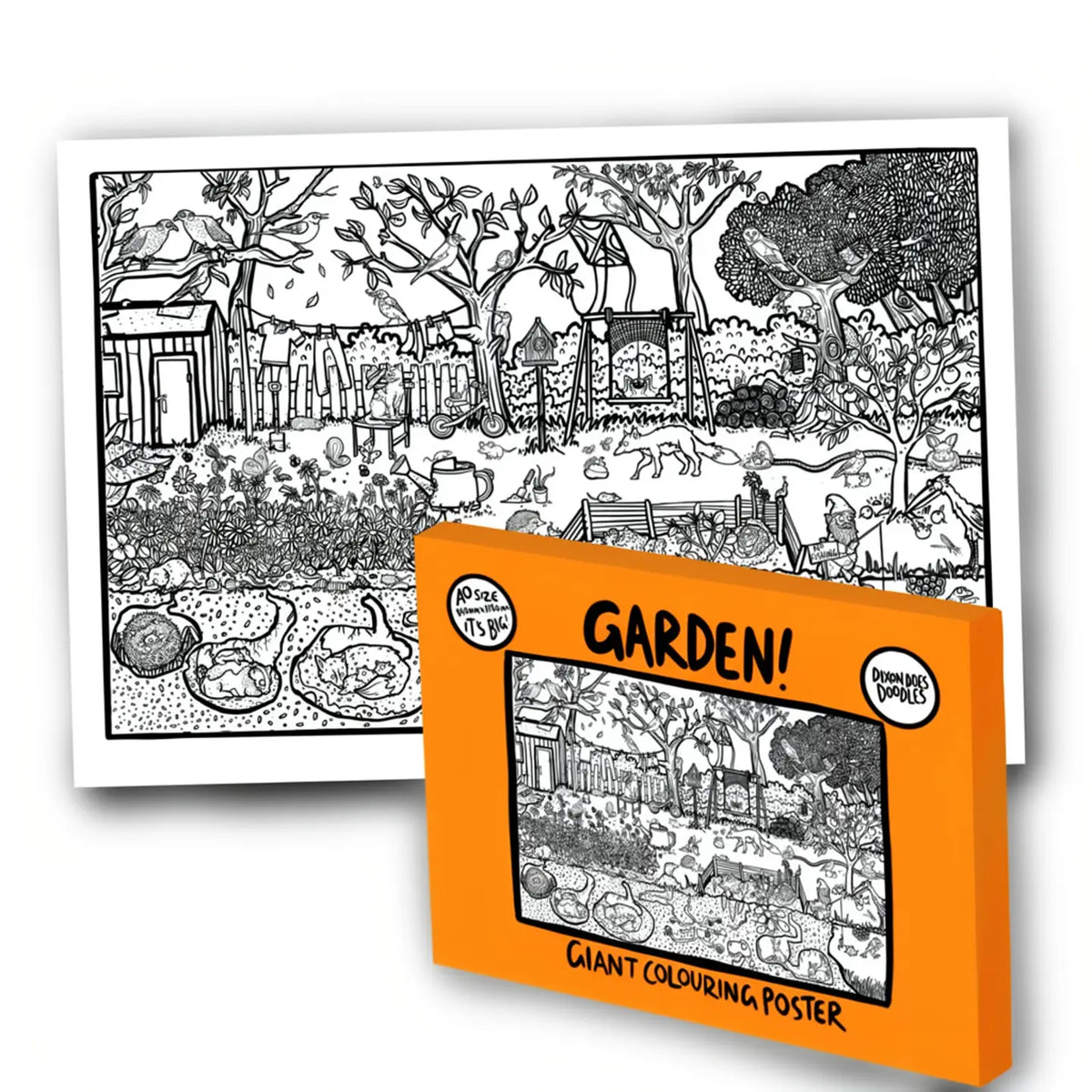Garden! Giant Colouring Poster