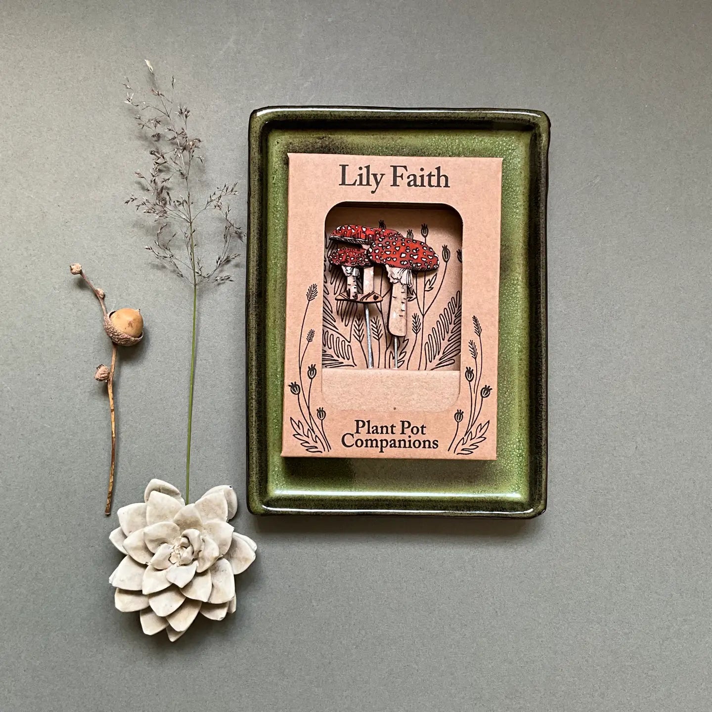 Fly Agaric Plant Pot Companions