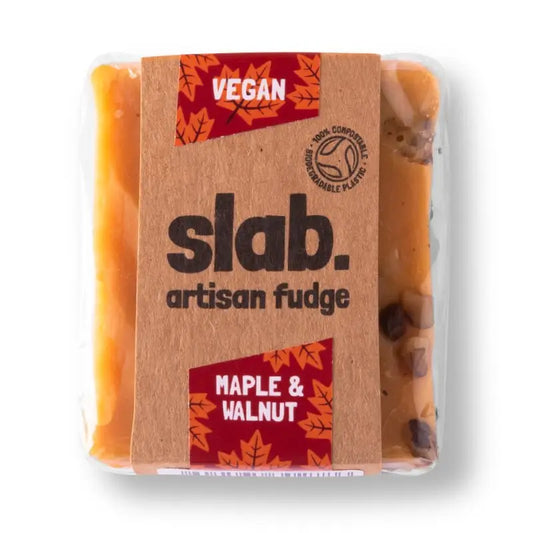 Maple And Walnut Vegan Fudge Slab