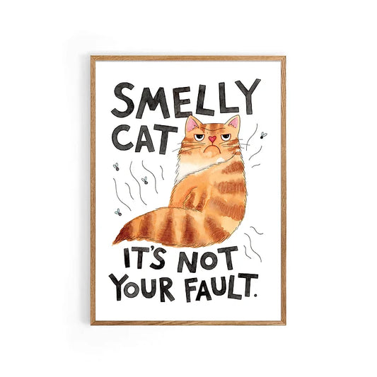 Smelly Cat A4 Print