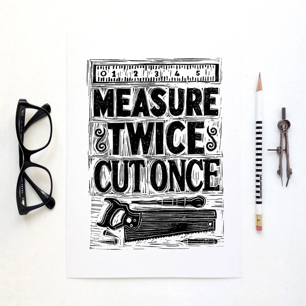 Carpenters Quote Print