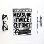 Carpenters Quote Print