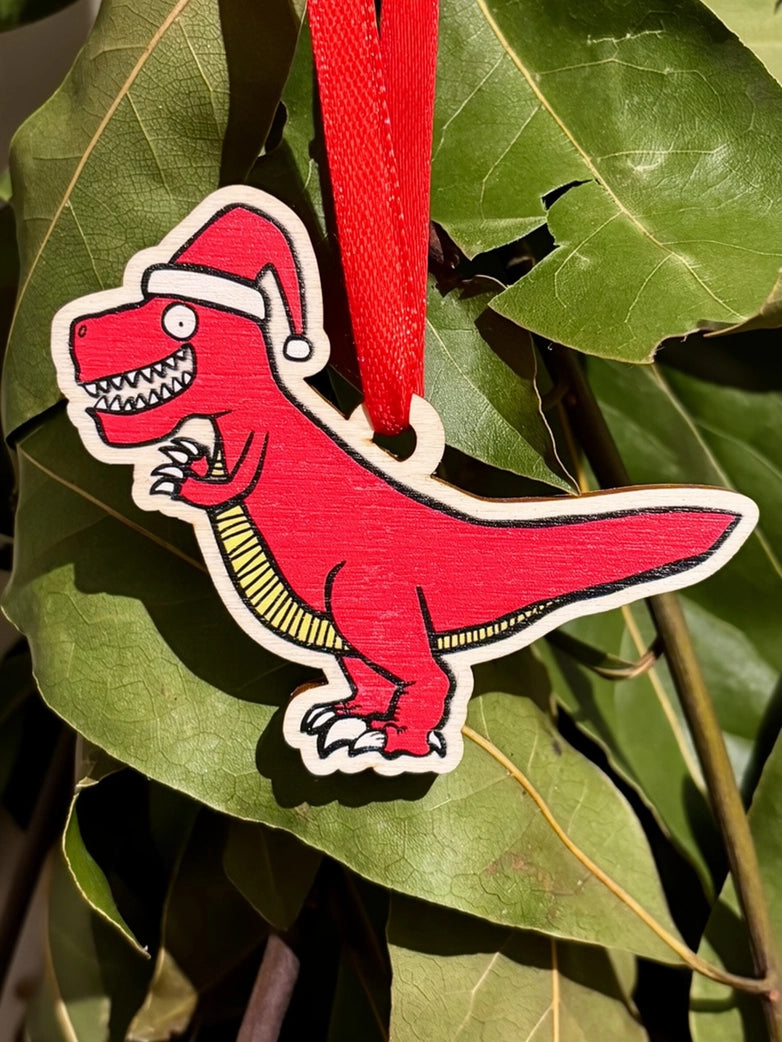 Tree Rex Wooden Christmas Decoration