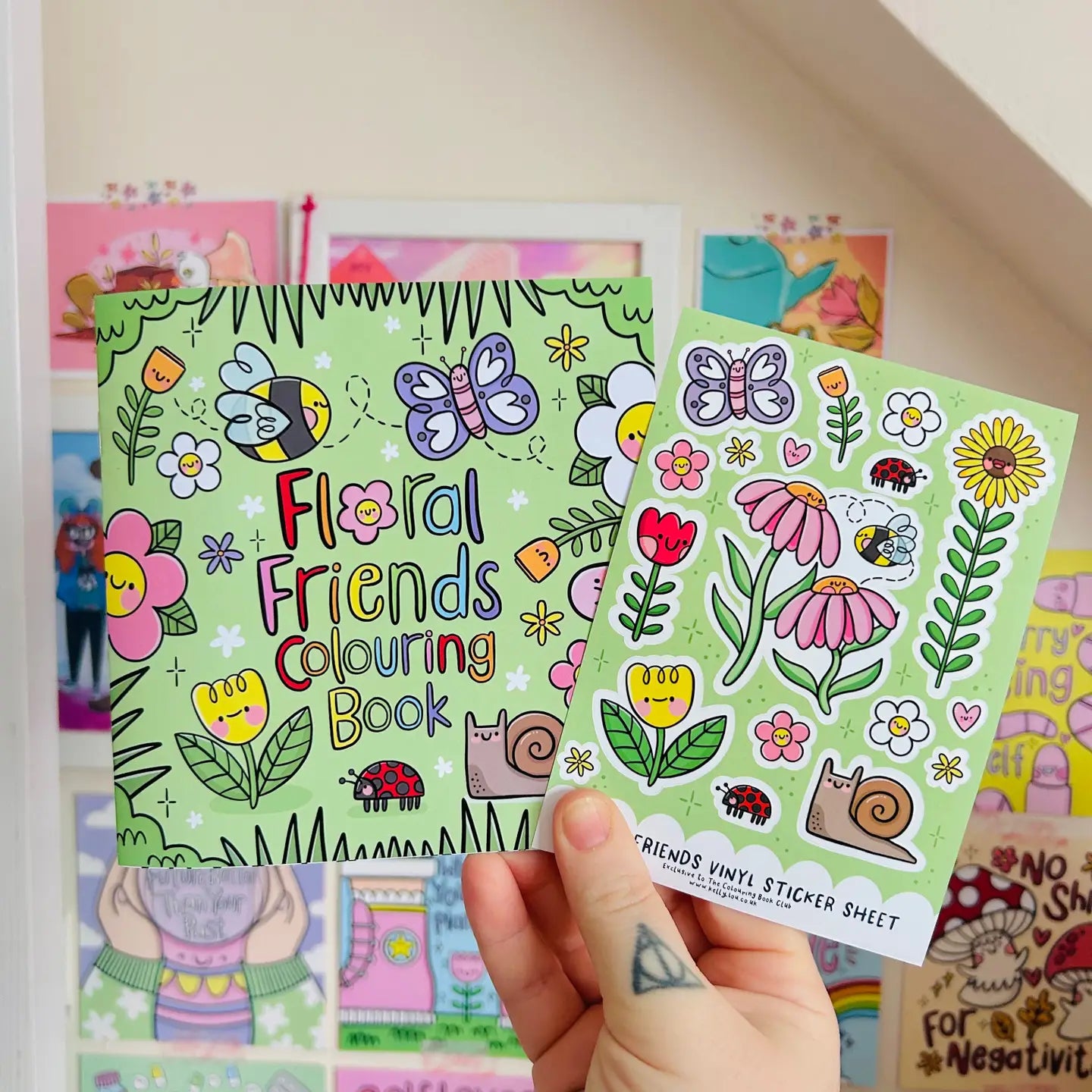 Floral Friends Colouring Book