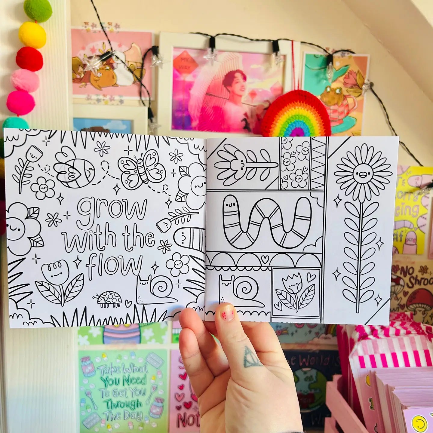 Floral Friends Colouring Book