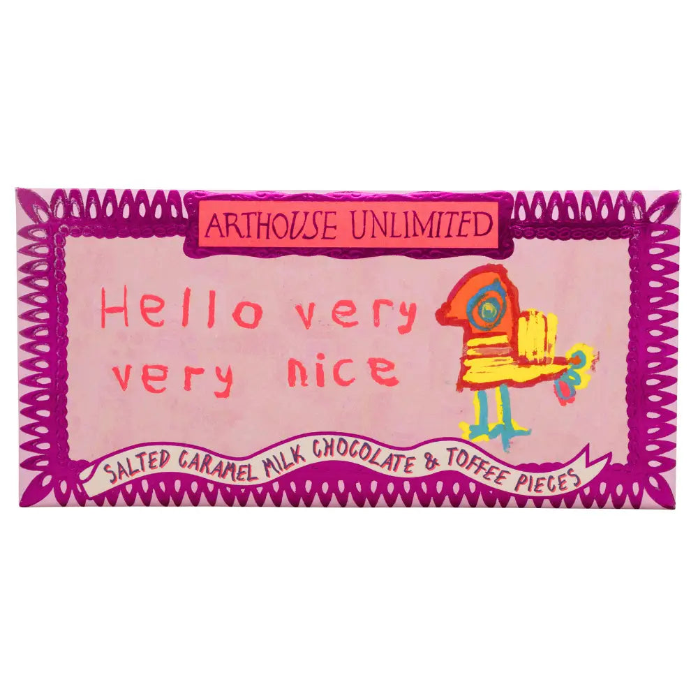 Salted Caramel Milk Chocolate & Toffee Pieces 'Hello, Very Very Nice' Joy Sized Bar