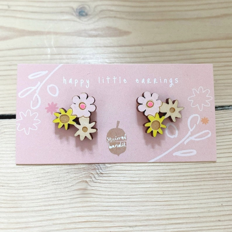 Flower Cluster Earrings