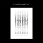 Off And On Again Binary Code A4 Print