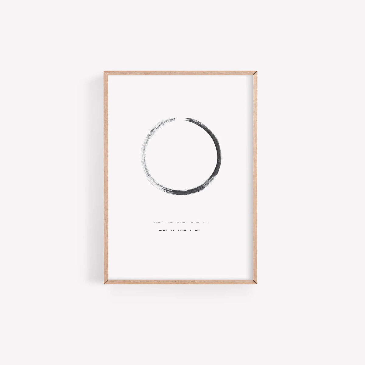 Zero Fucks Given Morse Code A4 Print