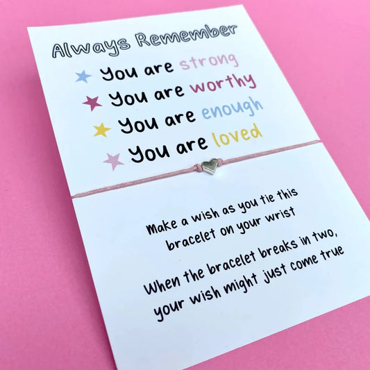 'Always Remember' Wish Bracelet