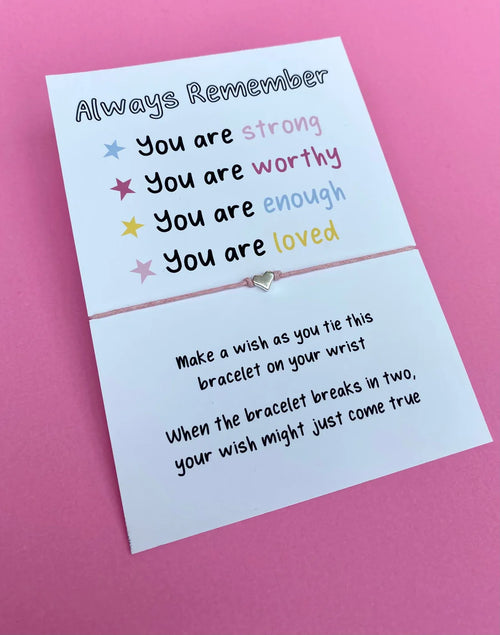 'Always Remember' Wish Bracelet