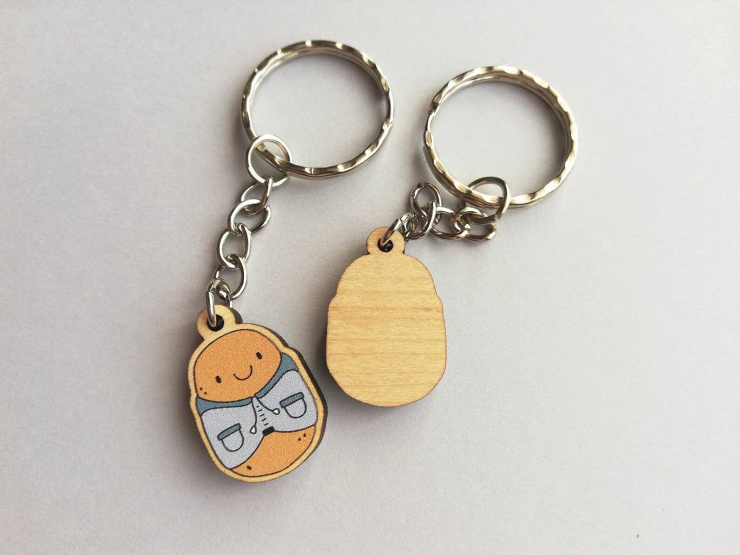 Dug Wooden Keyring