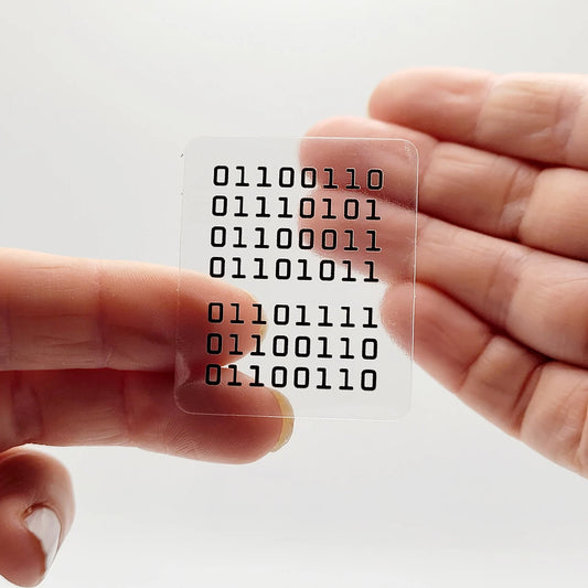 Sweary Binary Code Sticker - 3 Variations to choose from