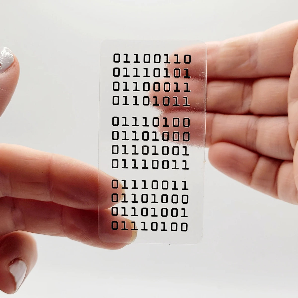 Sweary Binary Code Sticker - 3 Variations to choose from